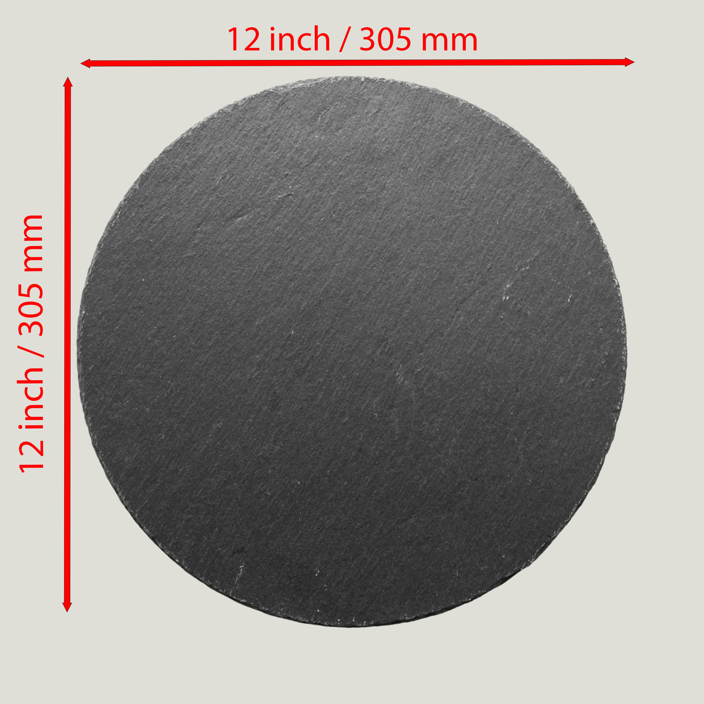 Custom Engraved Circle Slate 12x12