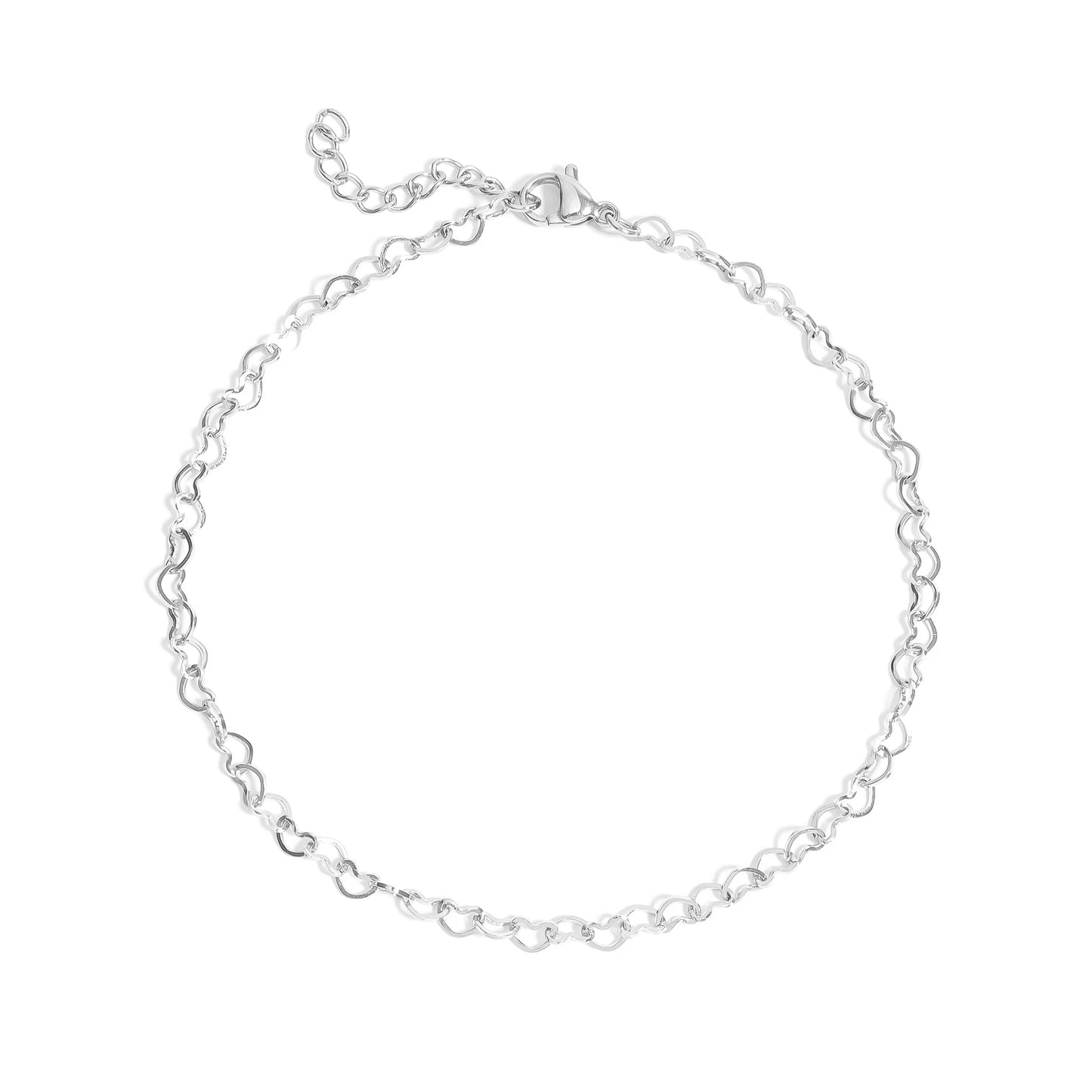 Intertwined Hearts Anklet
