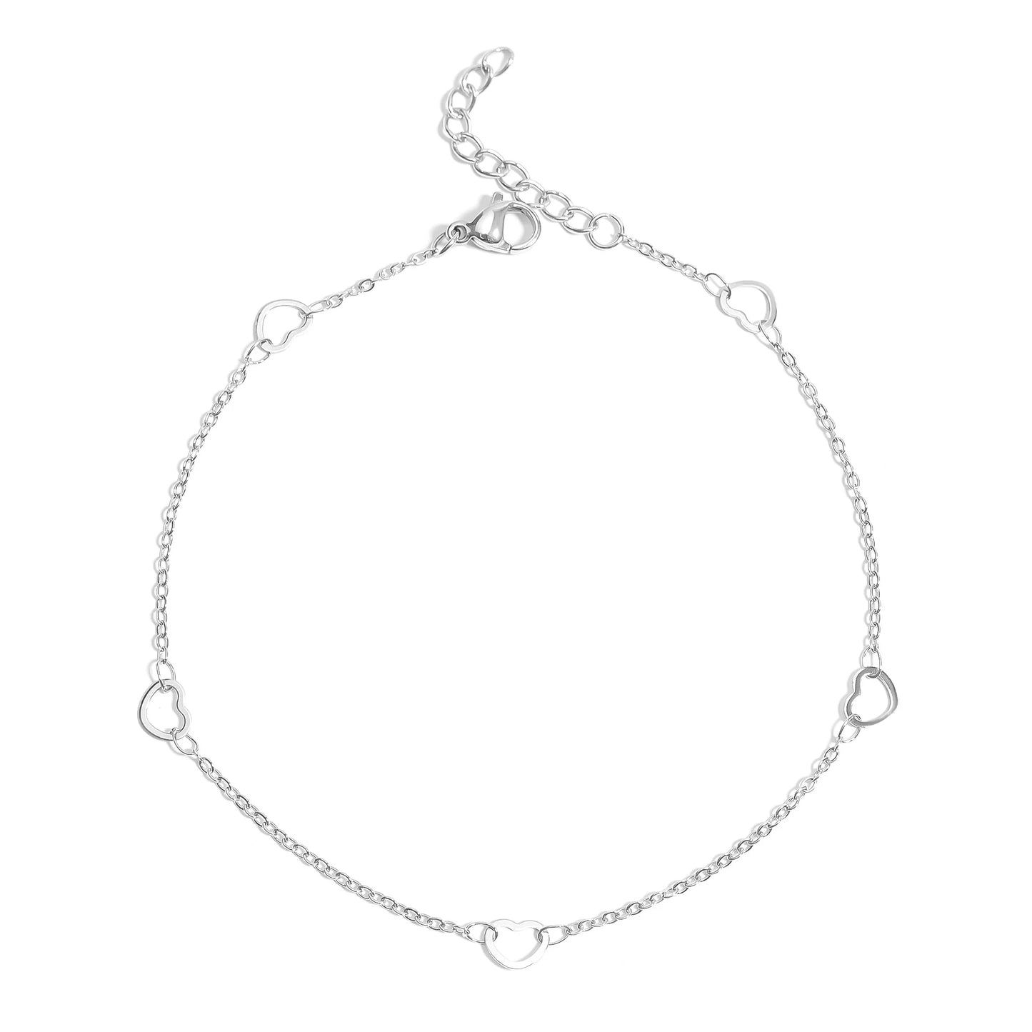 Heart Link Anklet
