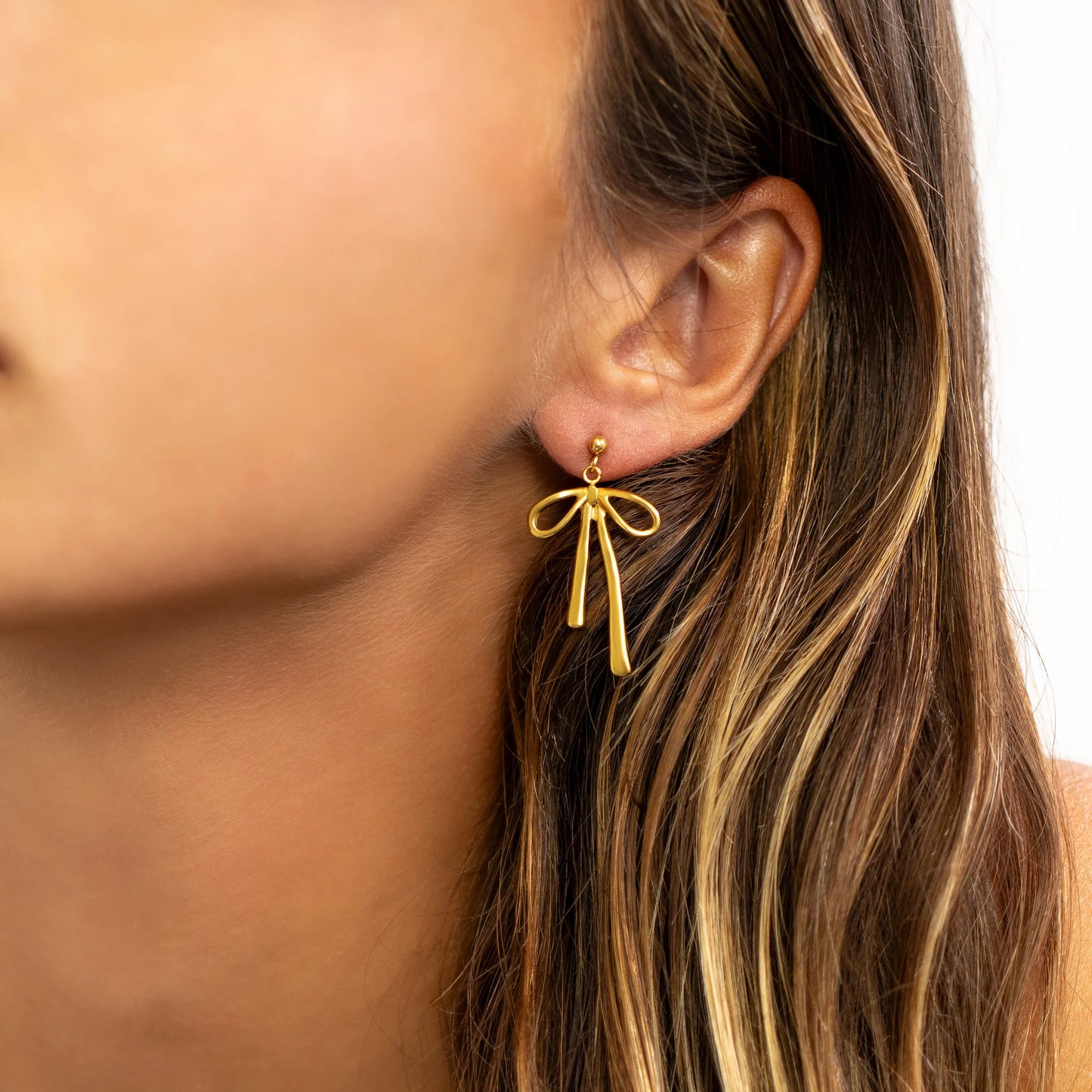 Ribbon Bow Earrings