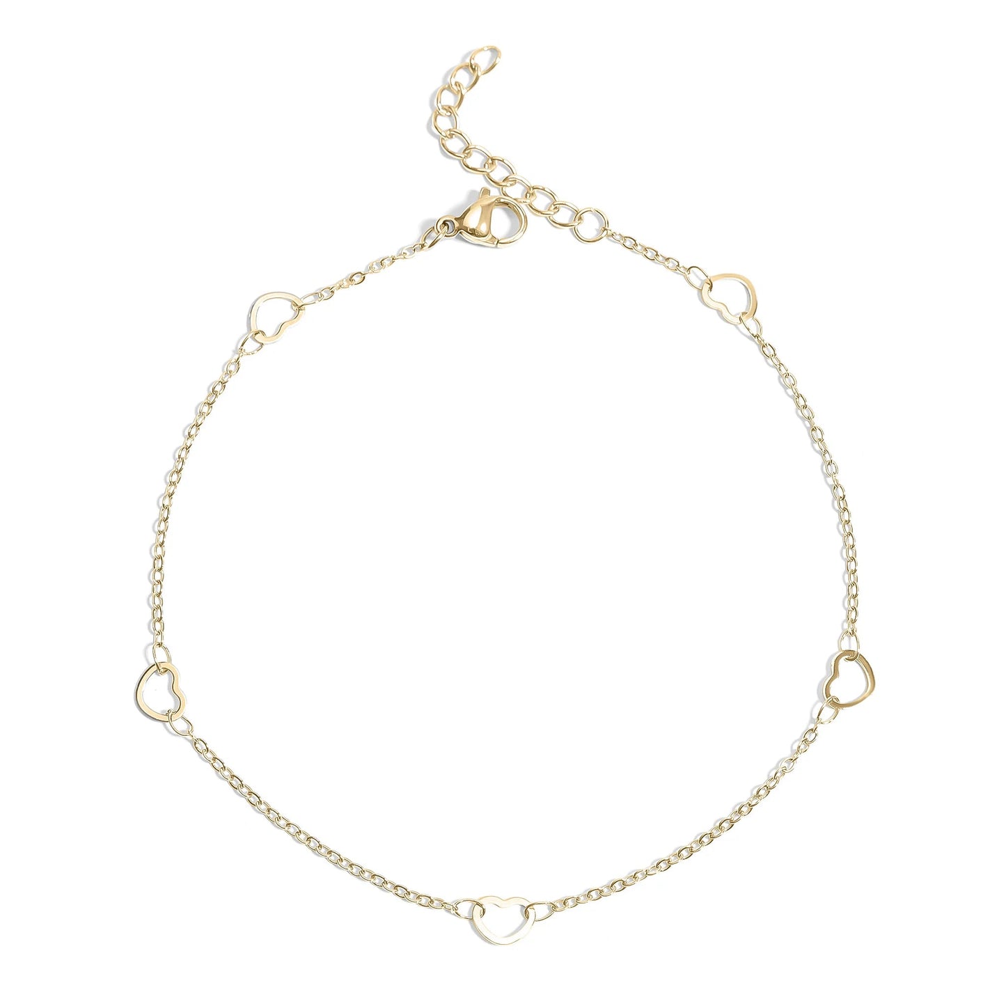 Heart Link Anklet