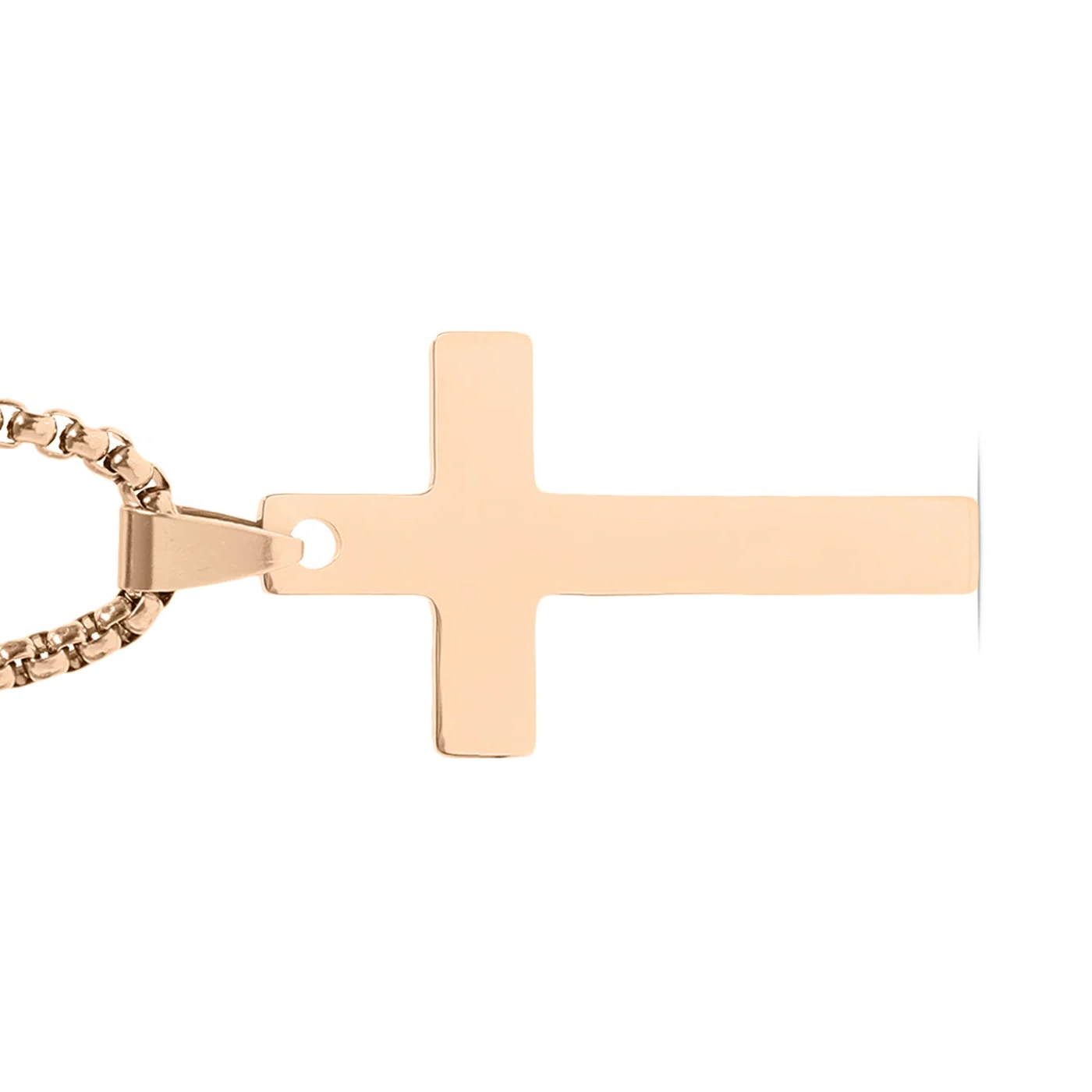 Cross Necklace w/ Box Chain