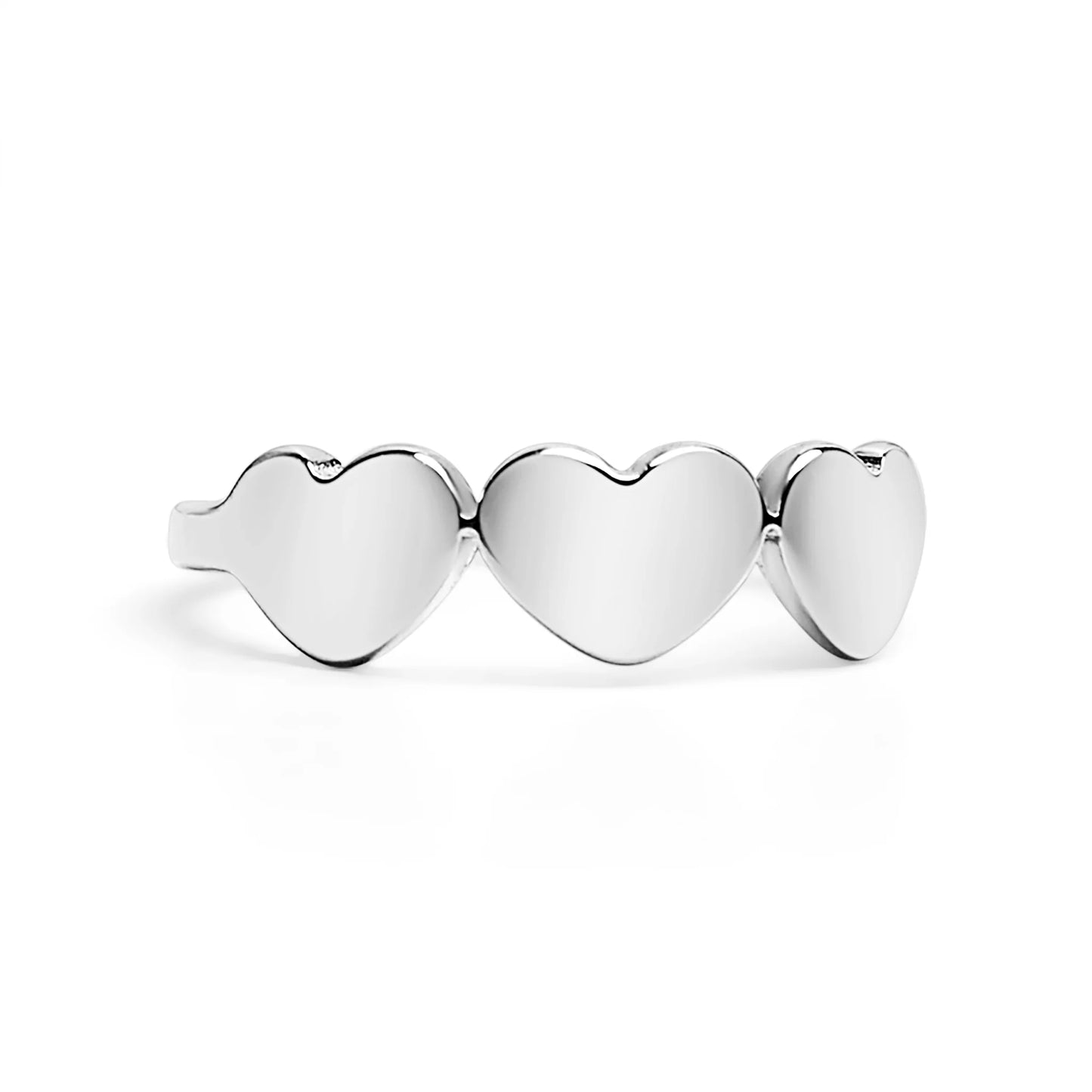 3 Heart Ring