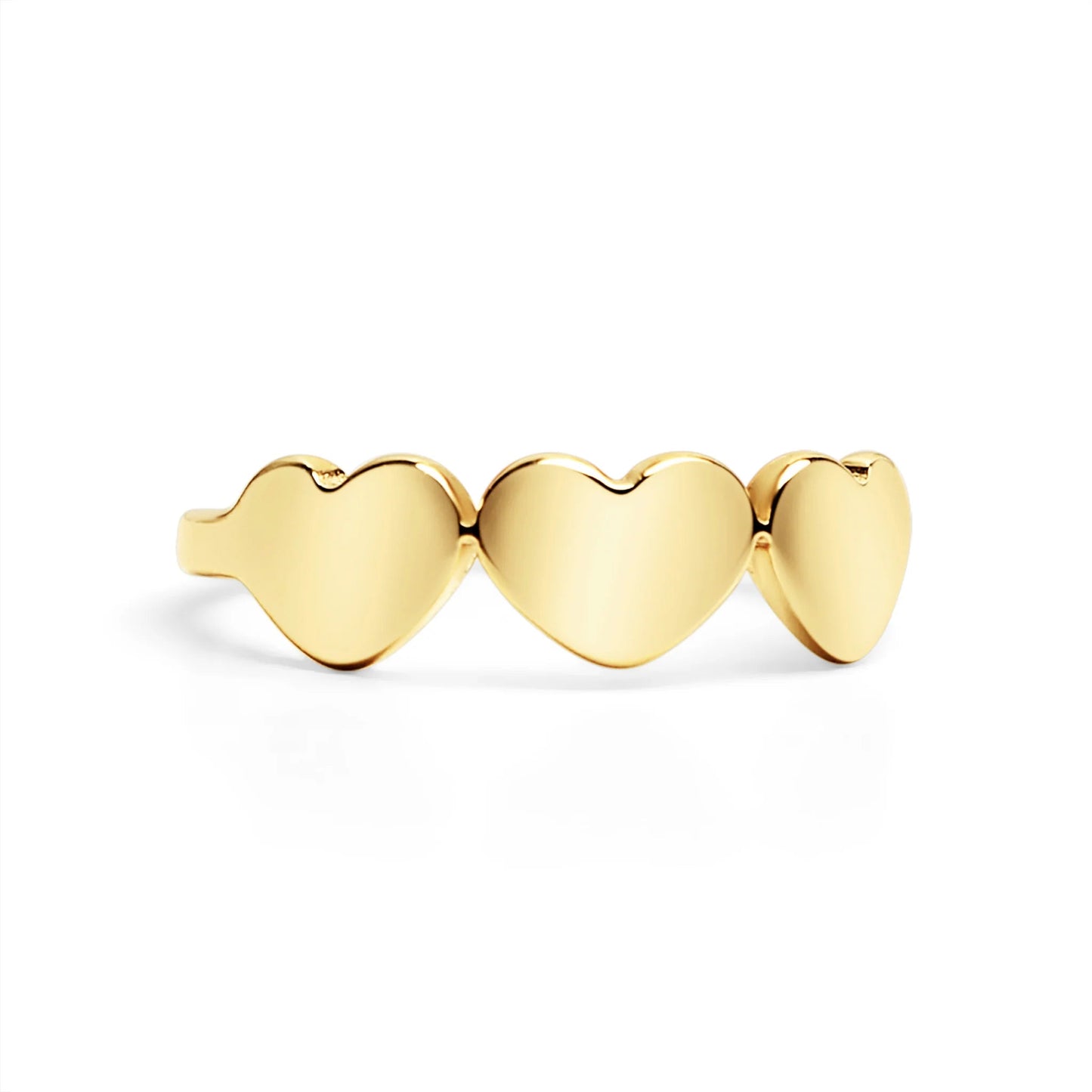 3 Heart Ring