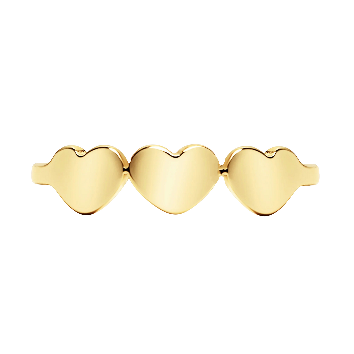 3 Heart Ring