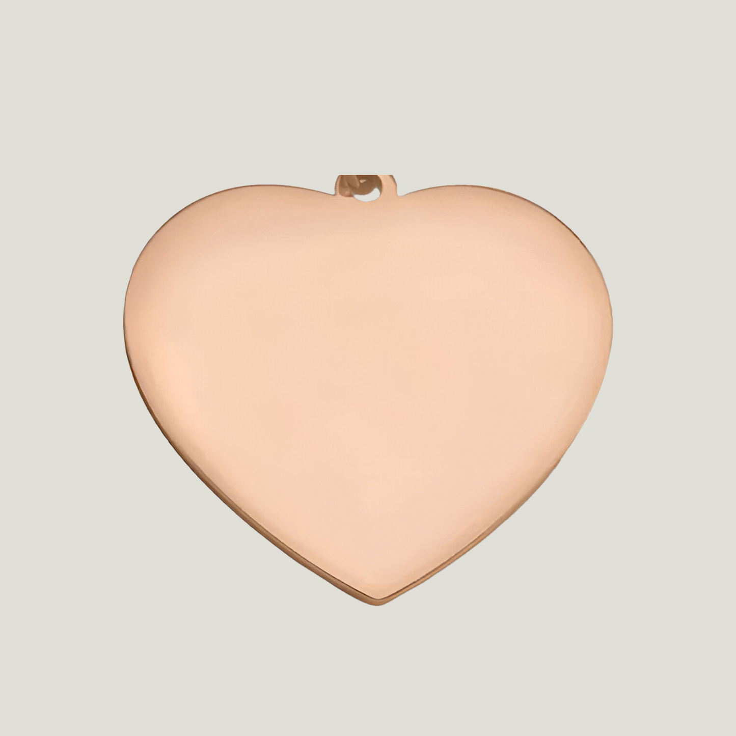 Stainless Heart Keychains