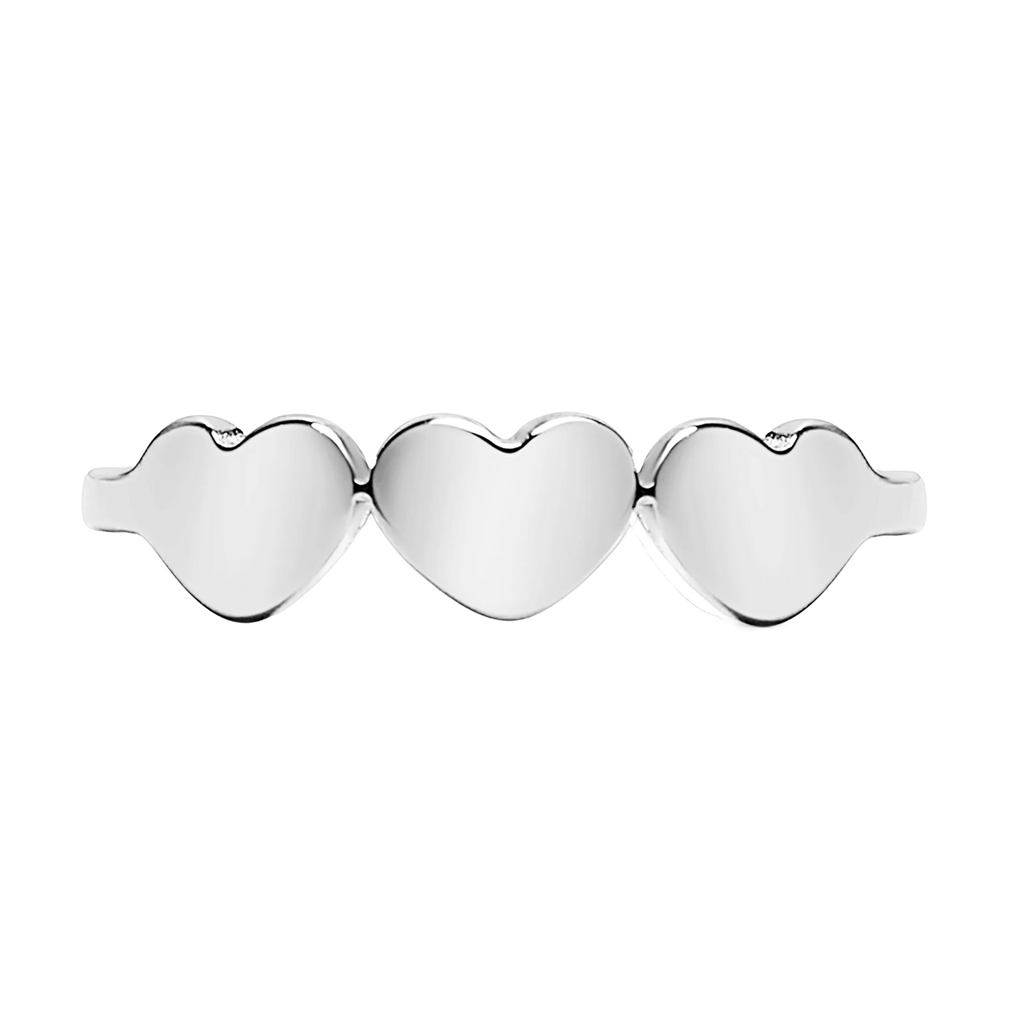 3 Heart Ring