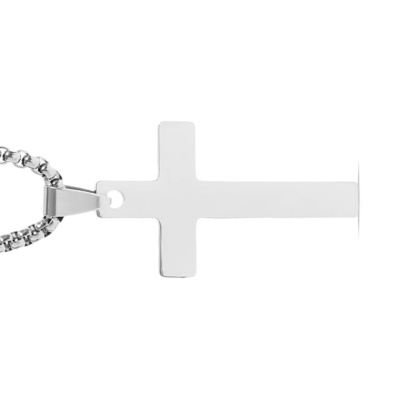 Cross Necklace w/ Box Chain