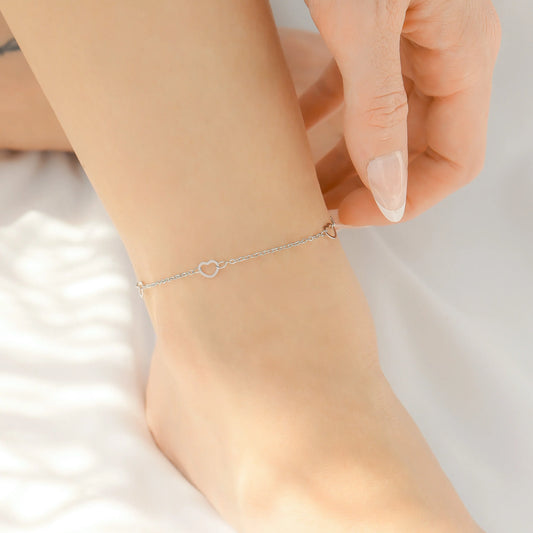 Heart Link Anklet