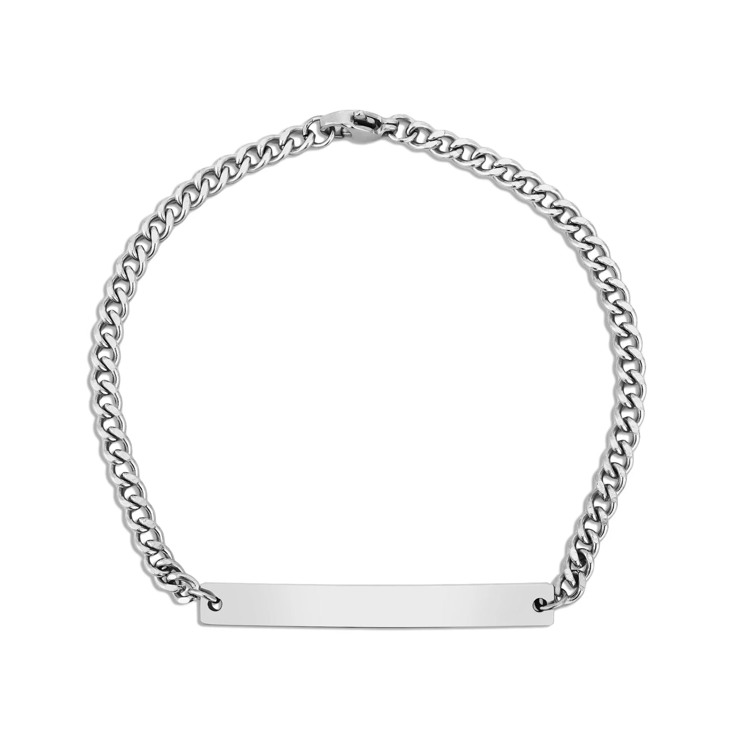 Classic Plate Curb Bracelet