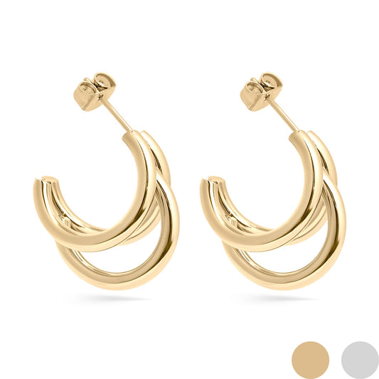 Statement Huggie Hoop Earrings