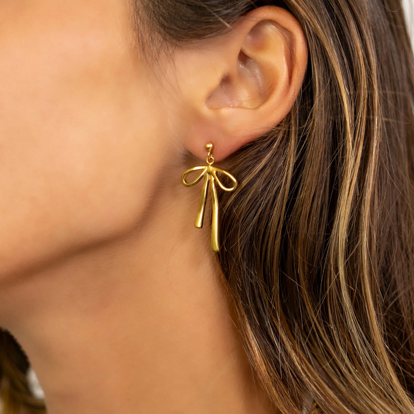 Ribbon Bow Earrings