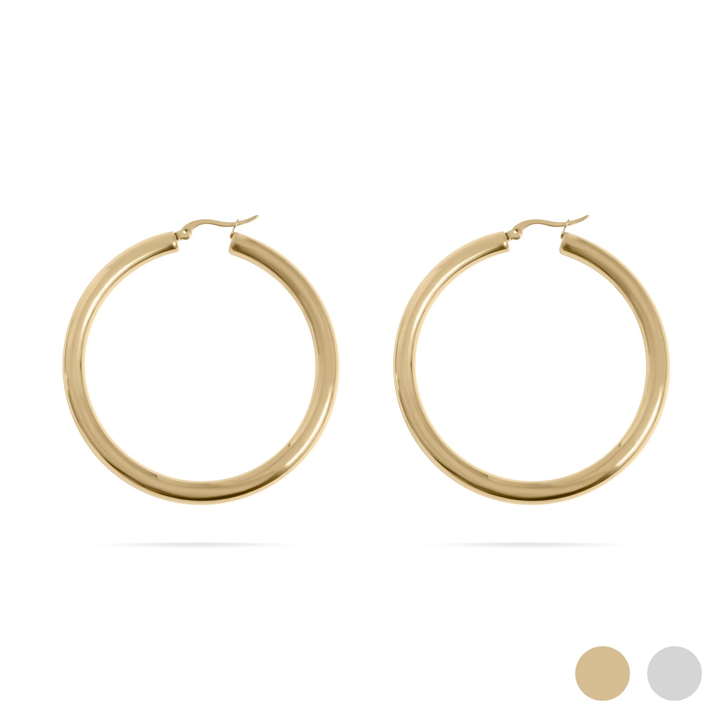 Large Chunky Hoop Earring