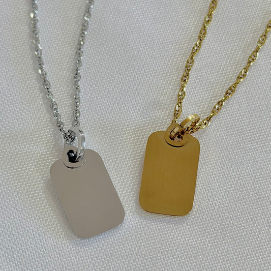 Mini Tag Necklace