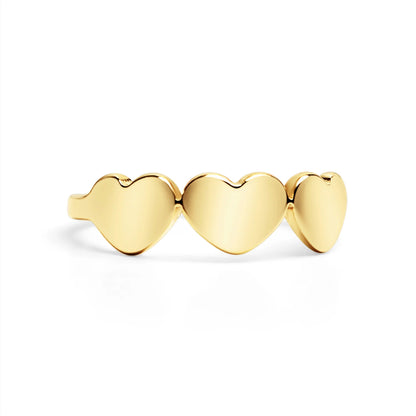 3 Heart Ring