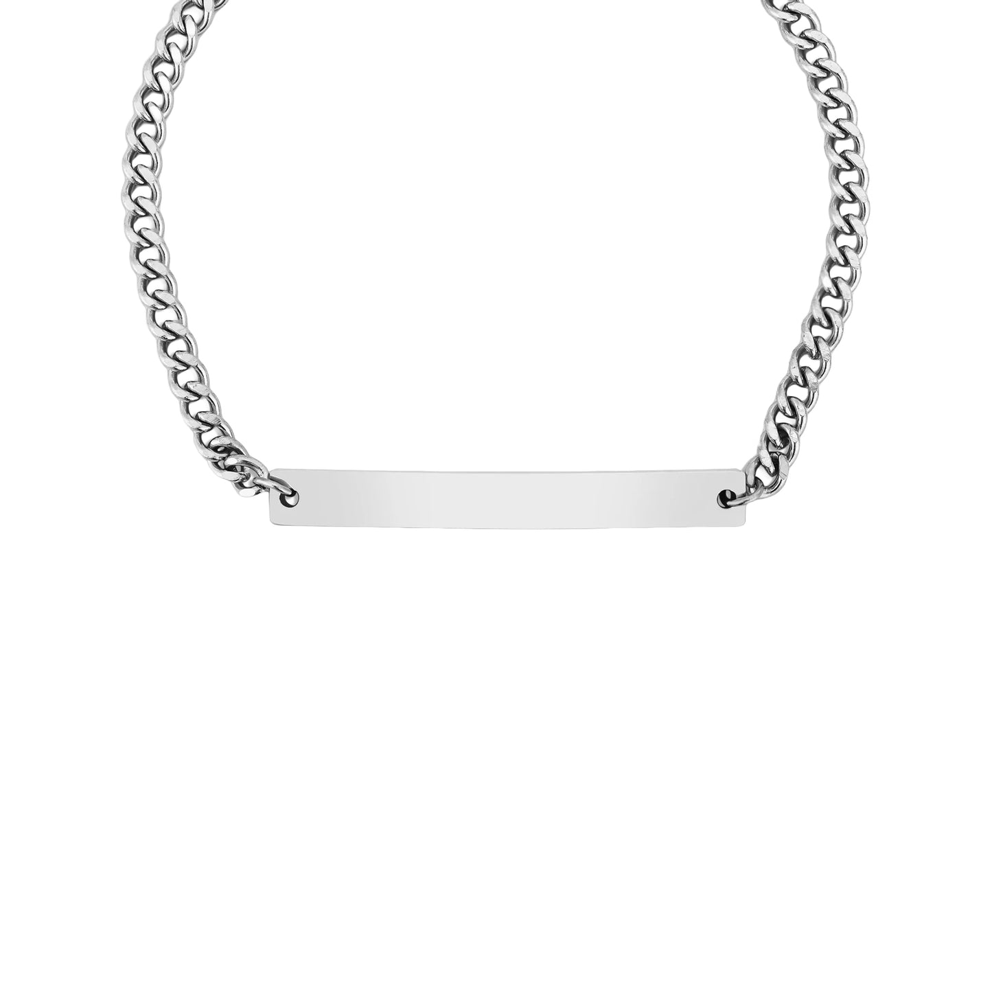 Classic Plate Curb Bracelet