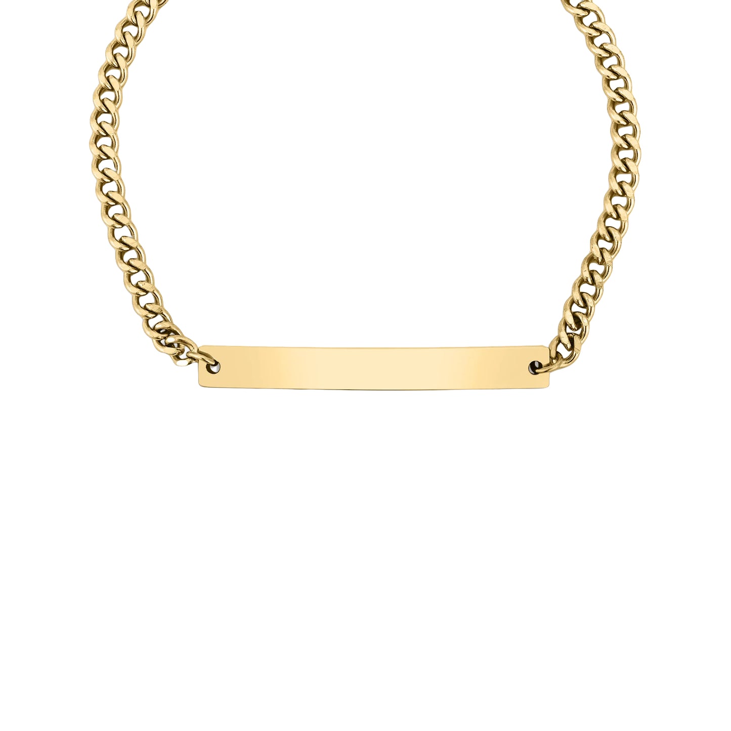 Classic Plate Curb Bracelet