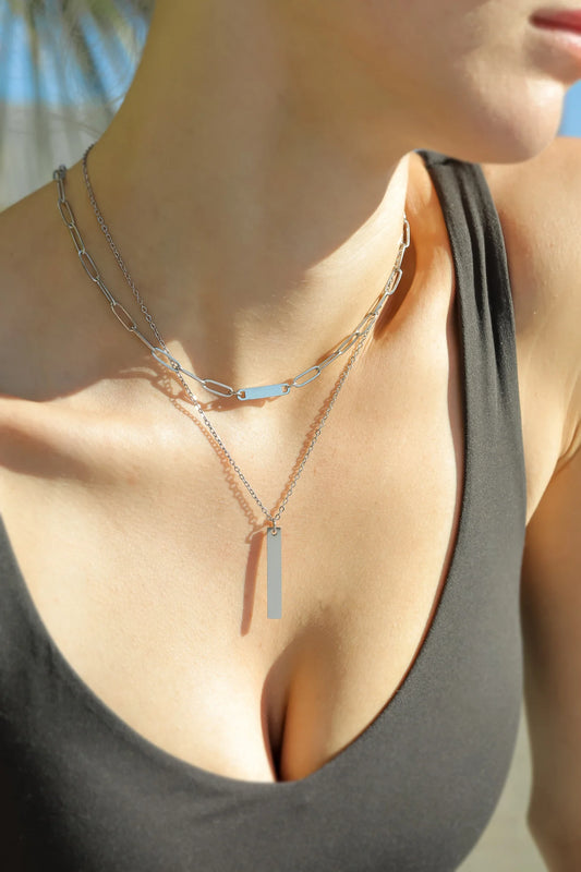 Vertical Bar Necklace